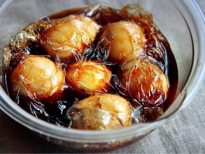 おうちで絶品！「煮卵」の作り方。とろ～りとろけて、ごはんがどんどん進みますよ♪