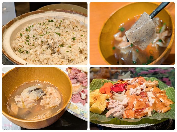 報道陣向けの新メニュー試食会で食べたものの一部