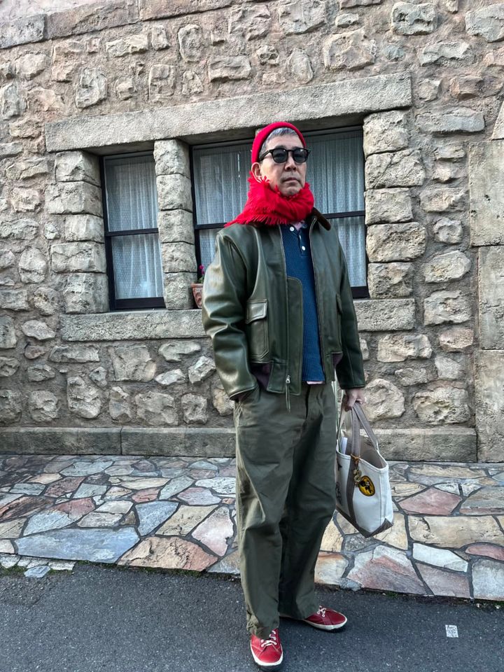 加藤さんのご主人のカラーコーデ