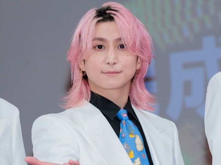 映画『スペシャルズ』完成披露舞台あいさつに出席した佐久間大介 クランクイン！ width=