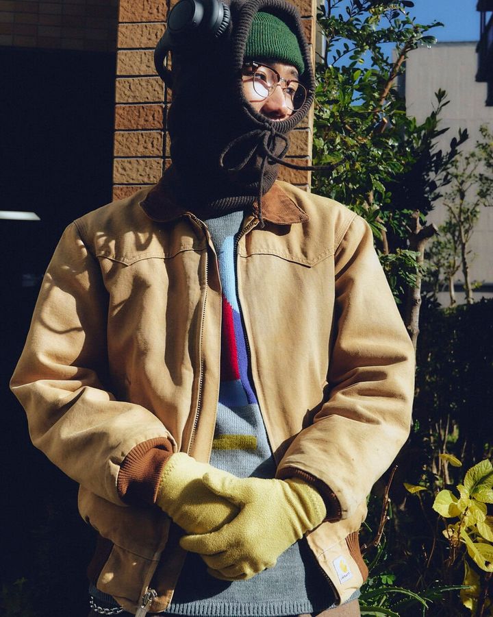 【スナップ】購入したての90sカーハートのサンタフェジャケットが主役