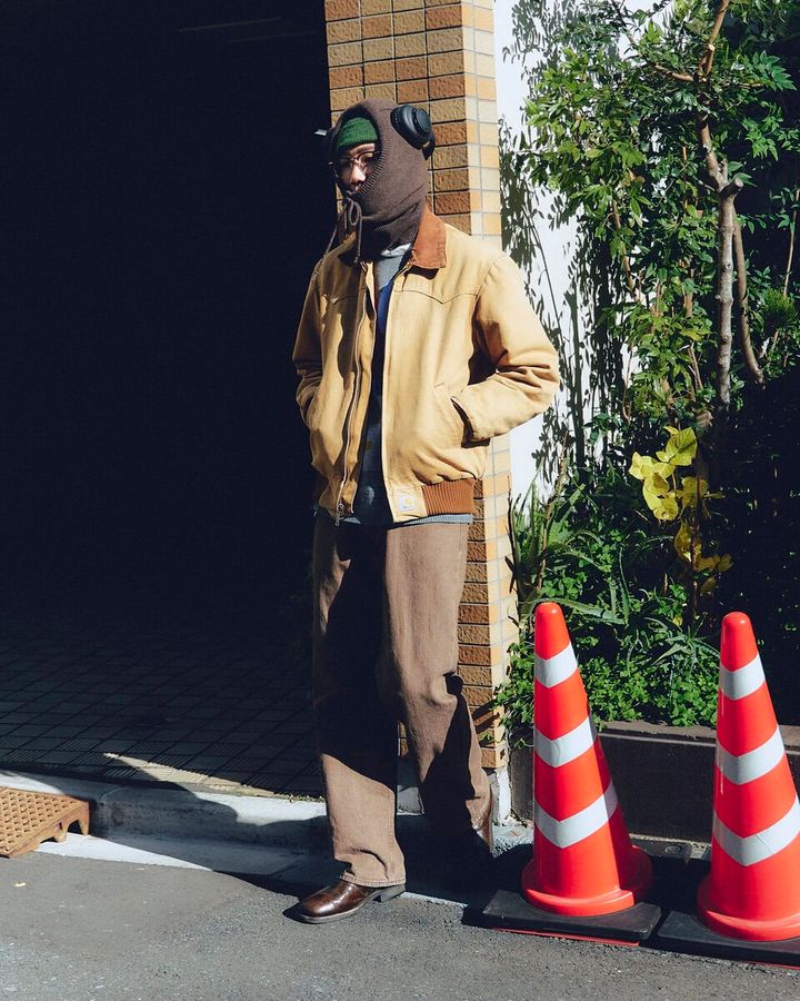 【スナップ】購入したての90sカーハートのサンタフェジャケットが主役