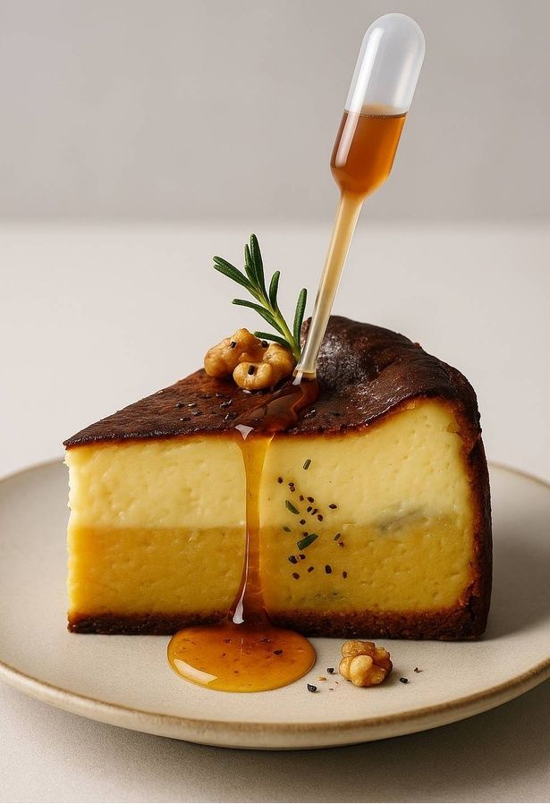 安納芋とゴルゴンゾーラのチーズケーキ