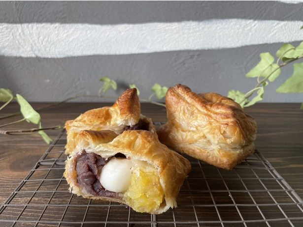 さつまいもこしあん白玉パイ