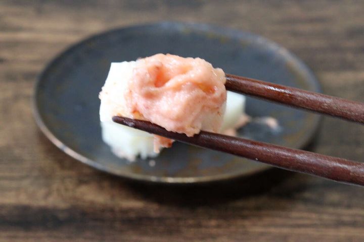 ダイソーの美味しい明太チーズもちの素