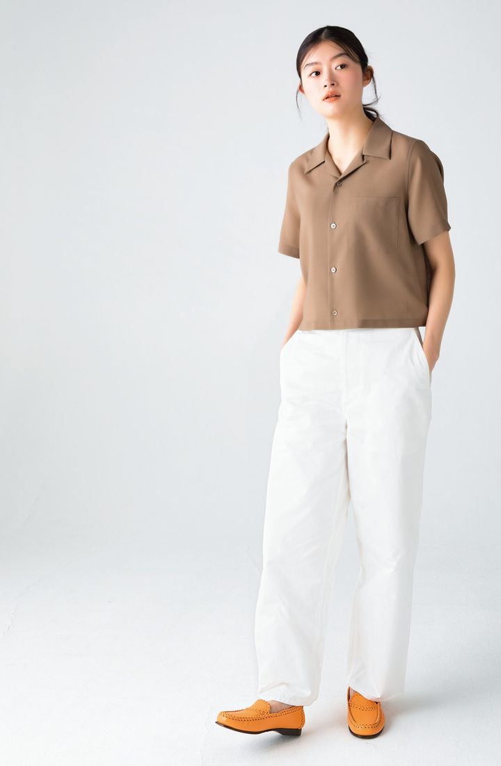 なやかなカーフレザーのローファー。