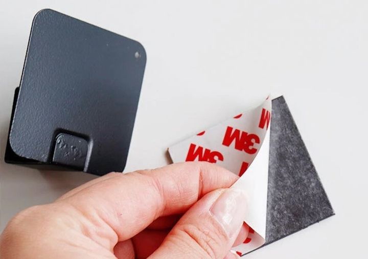 ダイソー 洗濯機横マグネットフック ブラック