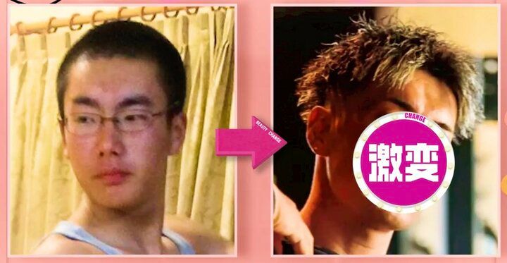 【写真・画像】体重57キロのガリガリなドルオタ→筋トレにハマりマッチョイケメンに…衝撃のビフォーアフターに「顔が全然違う！」の声 1枚目