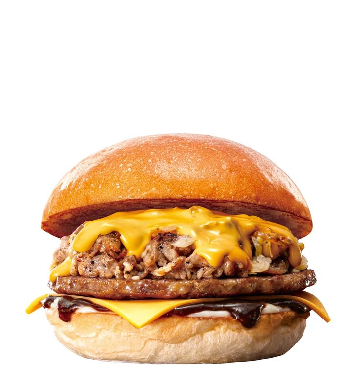 フィリーチーズステーキの味わいをバーガーで