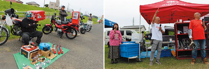 ライダースカフェ「はらっぱ」主催！カブが9割超えの熱い集い