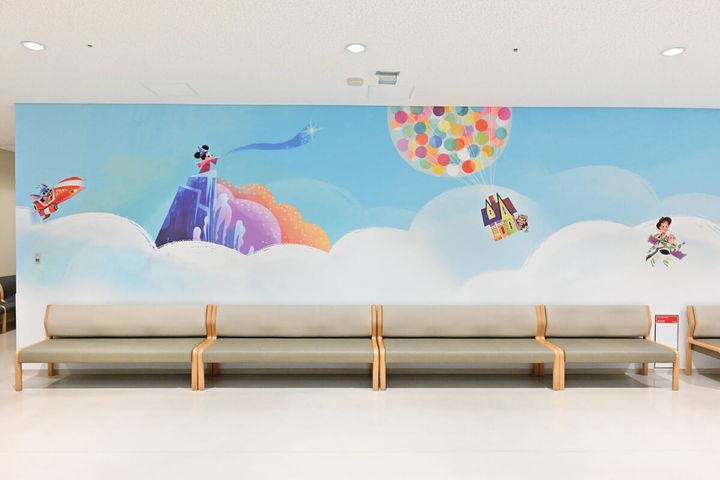 ウォルト・ディズニー・ジャパン 福岡市立こども病院へ「魔法の森」テーマの壁紙を提供7