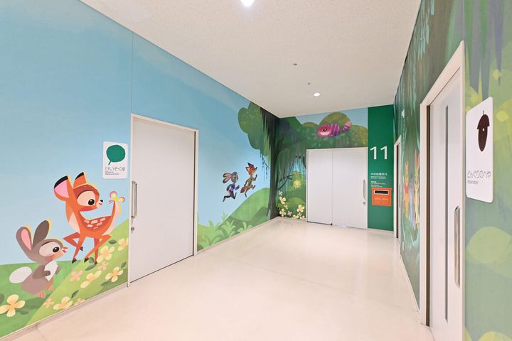 ウォルト・ディズニー・ジャパン 福岡市立こども病院へ「魔法の森」テーマの壁紙を提供8