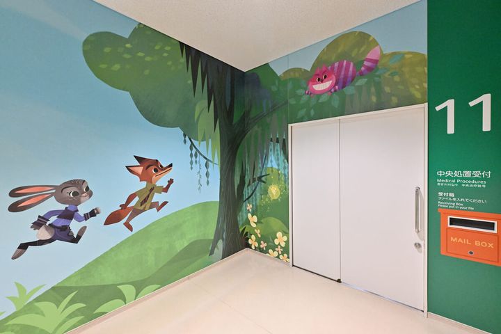 ウォルト・ディズニー・ジャパン 福岡市立こども病院へ「魔法の森」テーマの壁紙を提供9