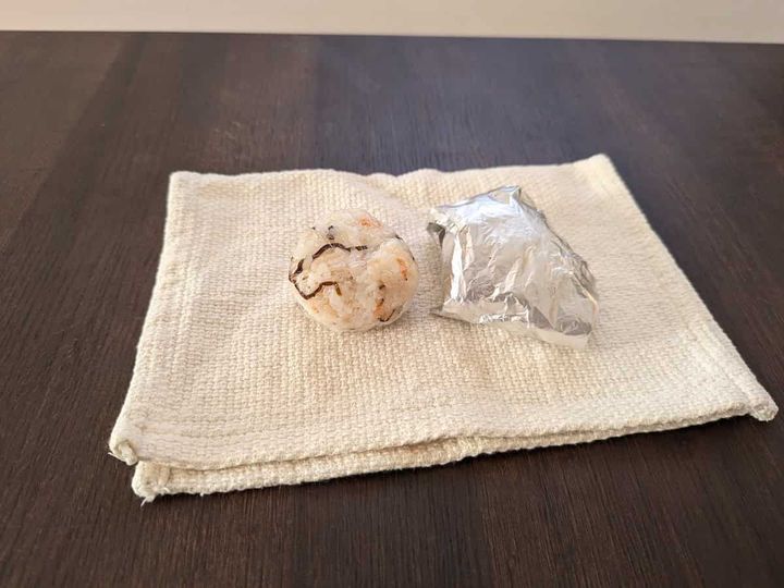 セリア おむすびホイルシート 使用例