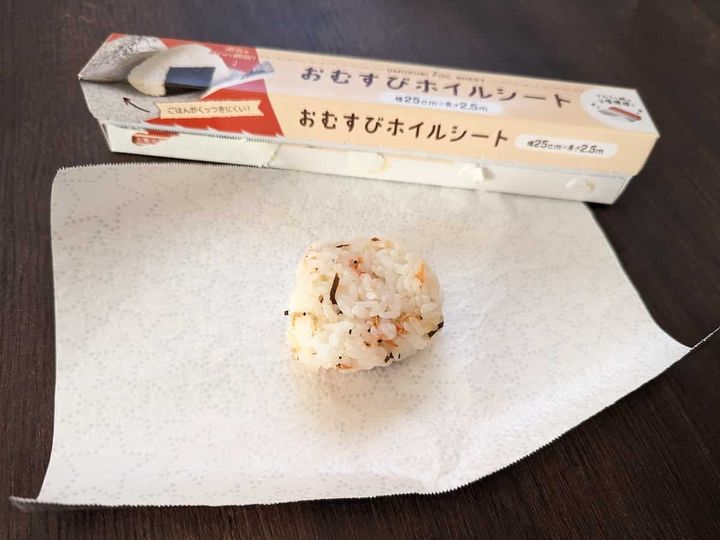 セリア おむすびホイルシート 使用例