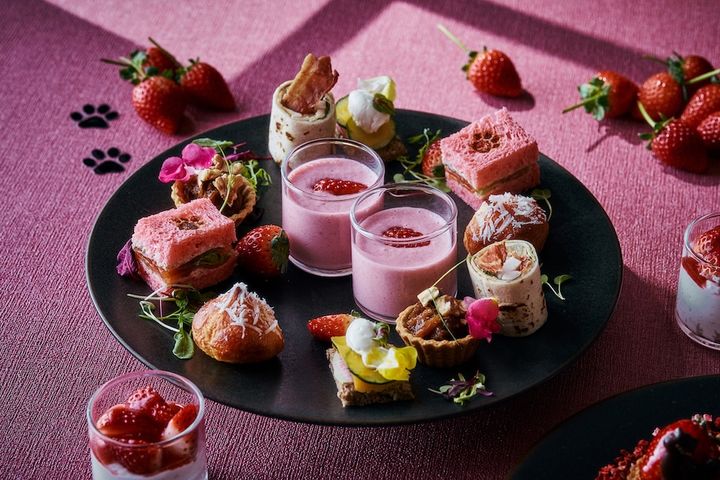 グランド ハイアット 東京 ストロベリー＆キャット アフタヌーンティー セイボリー