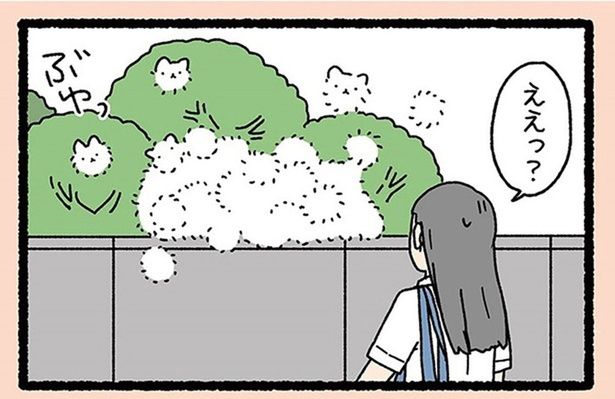 一匹の大きな猫みたい！ よく群れる習性がある「けさらんぱさらん」 （C）ぱんだにあ／竹書房