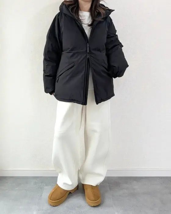 GU「ウォームパデッドパーカ」