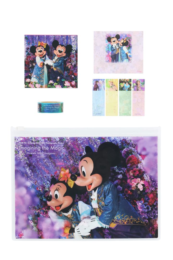 作品の魅力が詰まったジップケース、マスキングテープ、メモ、ふせんの豪華ステーショナリーセット