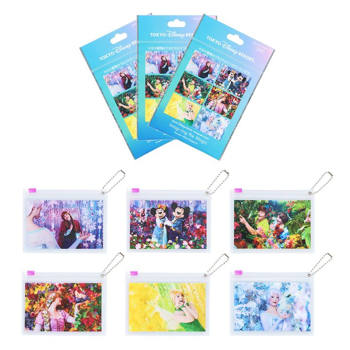 「ラプンツェル」や「アナ」など、キャラクターごとに異なる色彩が美しい全6種のスライドジップケース