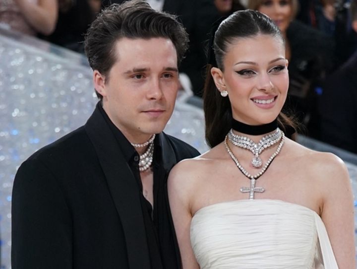 激やせが指摘されるベッカム家長男の妻ニコラ・ペルツ、その理由が明らかに （C）AFLO width=