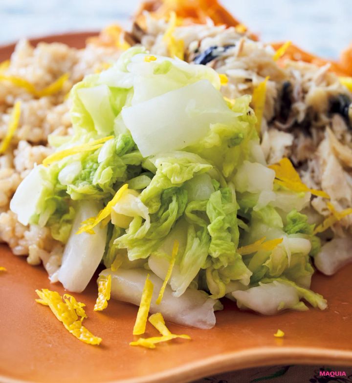 料理家 長谷川あかりさんの美肌ワンプレートごはん 【副菜】白菜の塩もみゆず風味