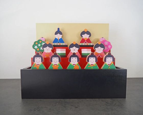 子どもが触ることを想定して作られたひな人形「ひなつみき」発売！収納もラクラク