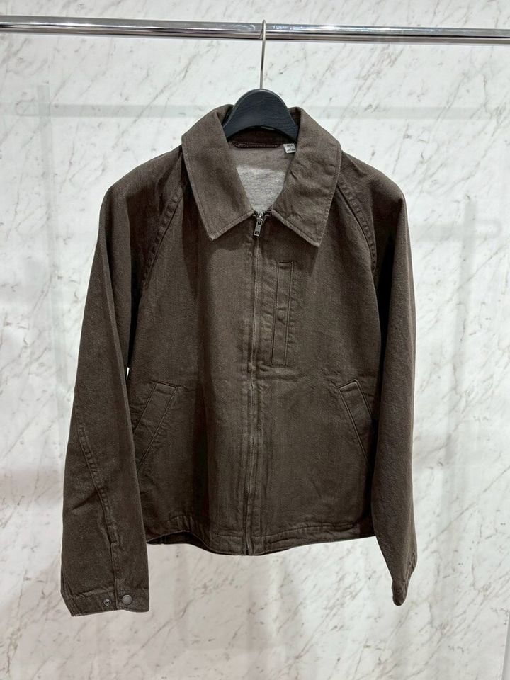 GU コットンジップアップジャケット