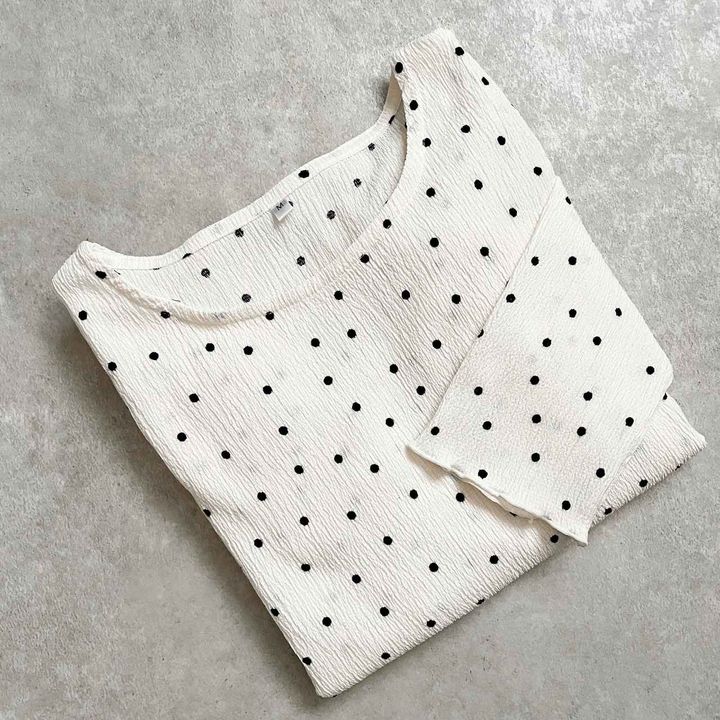 画像: 可愛いドット柄が春らしい♡
