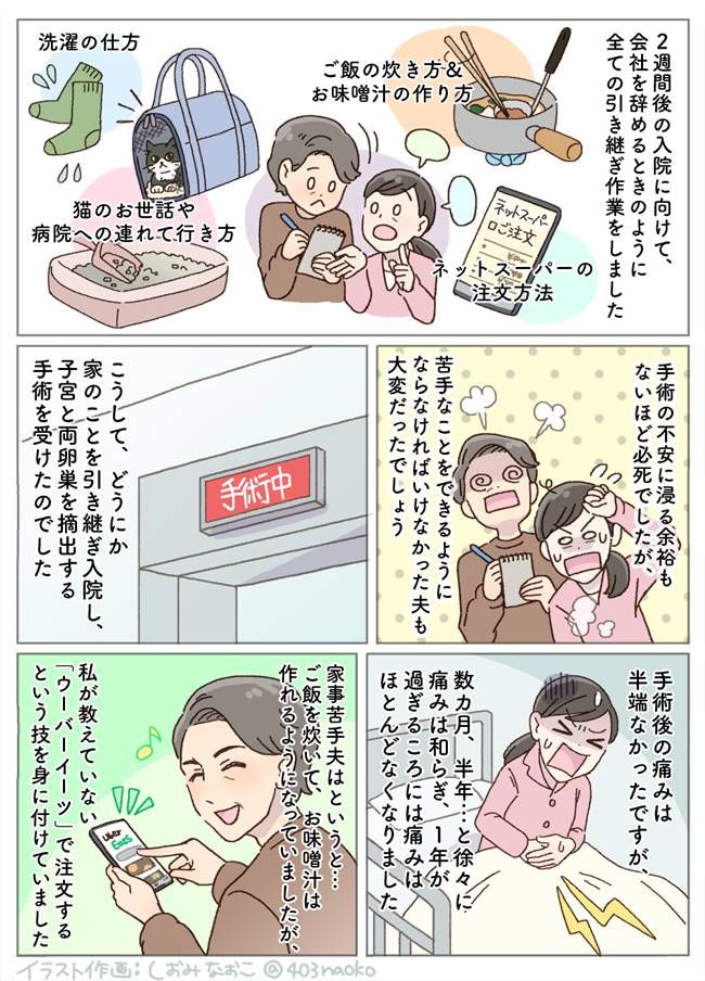 子宮体がんになった女性