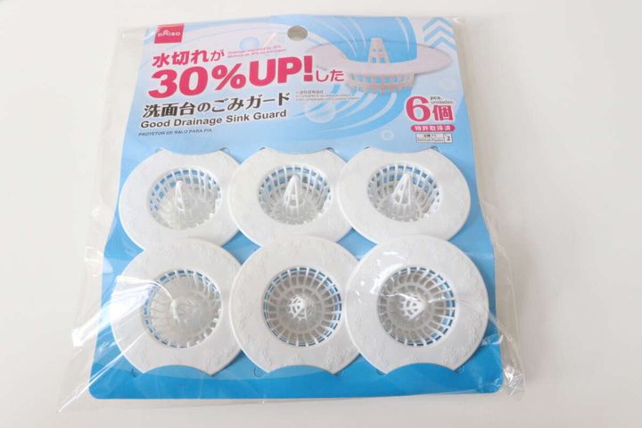 水切れが良い洗面台のごみガード パッケージ