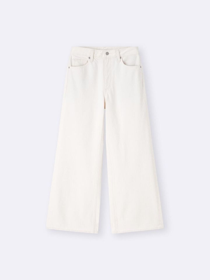 2026gu大人女性おすすめバギーフレアジーンズ