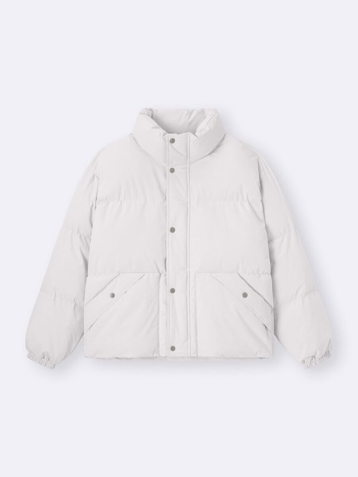 2026gu大人女性おすすめウォームパデッドスタンドブルゾン