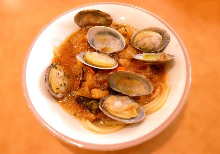 サイゼリヤ「スープ入り塩味ボンゴレ」アレンジ