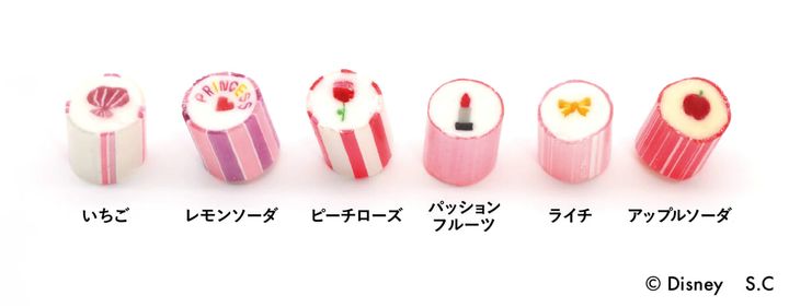ディズニープリンセス／キャンディミックス 6種類のキャンディ