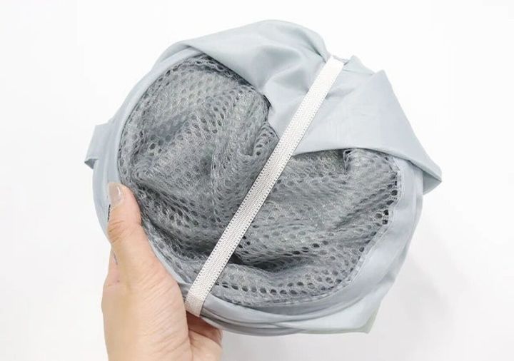 ダイソー ランドリーバッグ（ロゴ） 折りたたみ