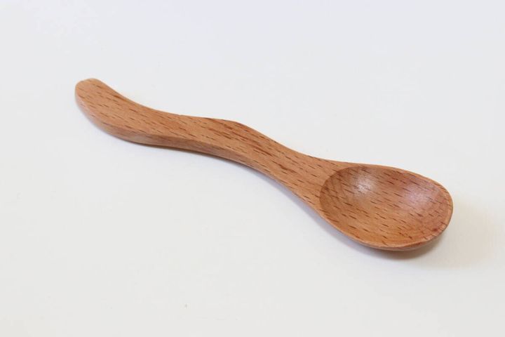 木製ミニスプーン うねうね
