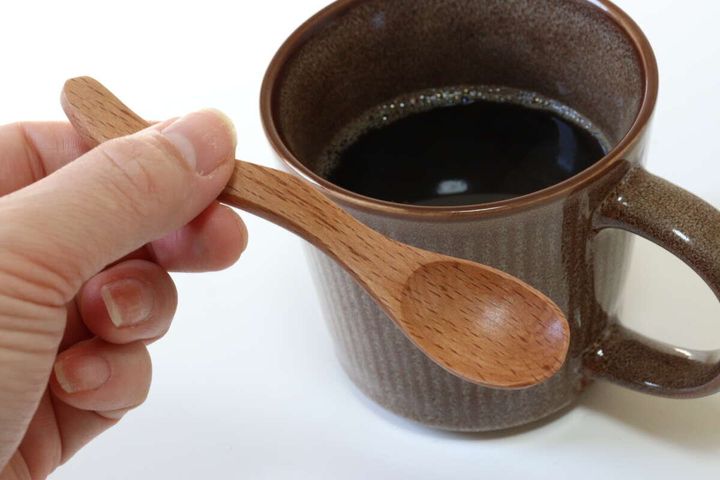 木製ミニスプーン うねうね 使用例