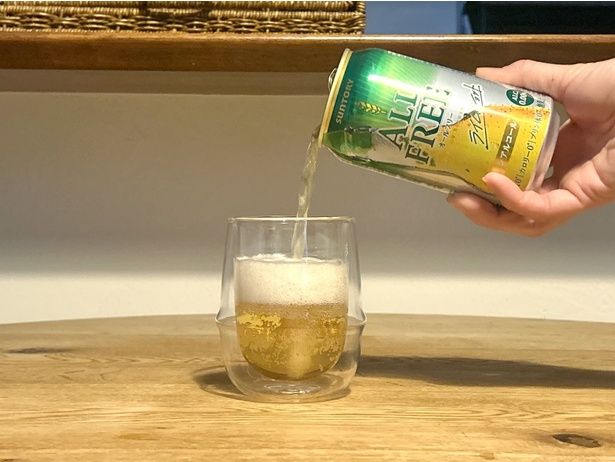 ライムの香りが爽やかな「オールフリー〈ライムショット〉」