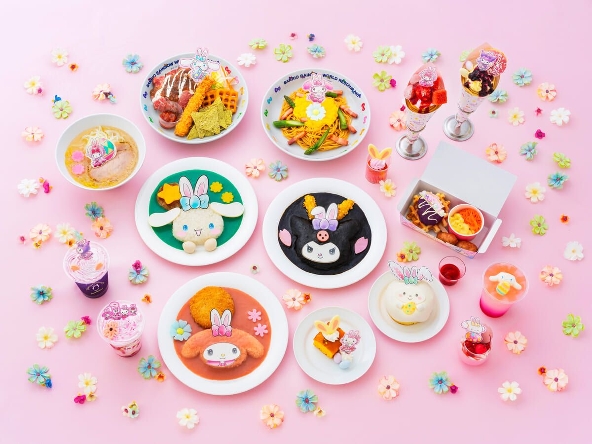 春のパーティ”をテーマにうさぎになりきるハローキティたち！サンリオ
