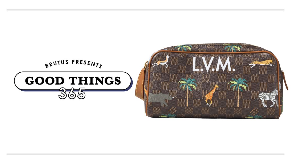 旅する、「ダミエ」。〈LOUIS VUITTON〉のポーチ：GOOD THINGS 365
