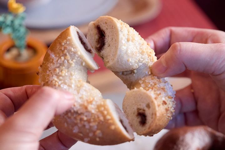 中にはシナモンがたっぷり