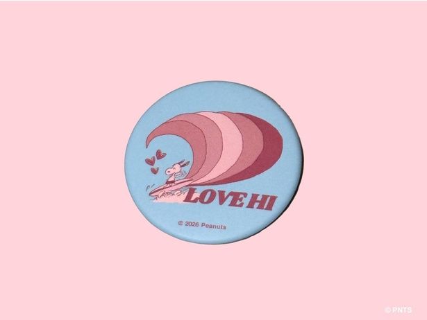 バレンタイン限定「LOVE HI」缶バッジ