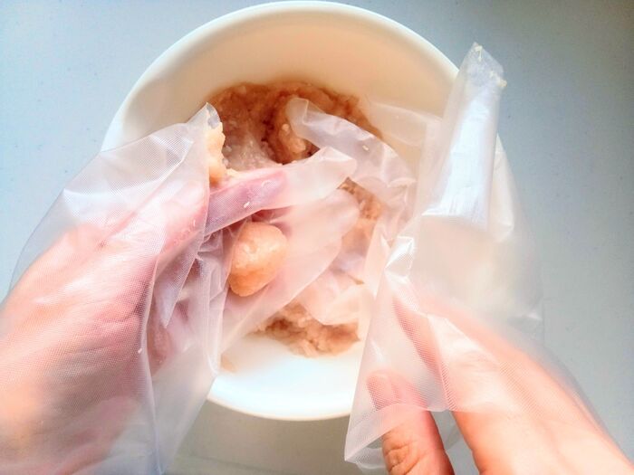 これは発明。〈0円つくね製造機〉で団子がにゅるんと完成♡もう手で丸めなくてOKです！