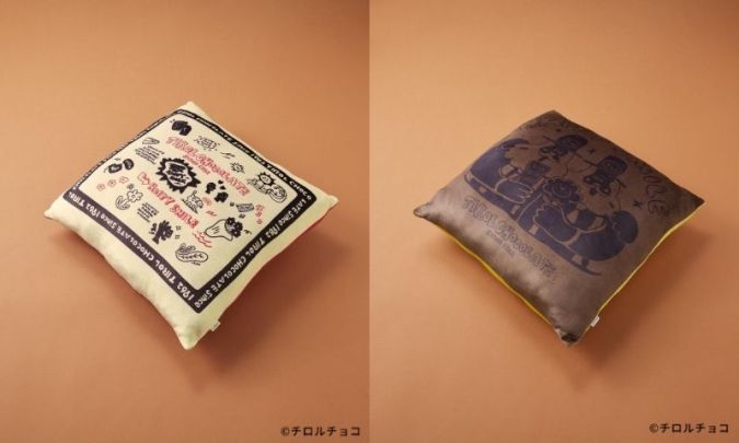 チロルチョコｘLEPSIMコラボ イラストクッション