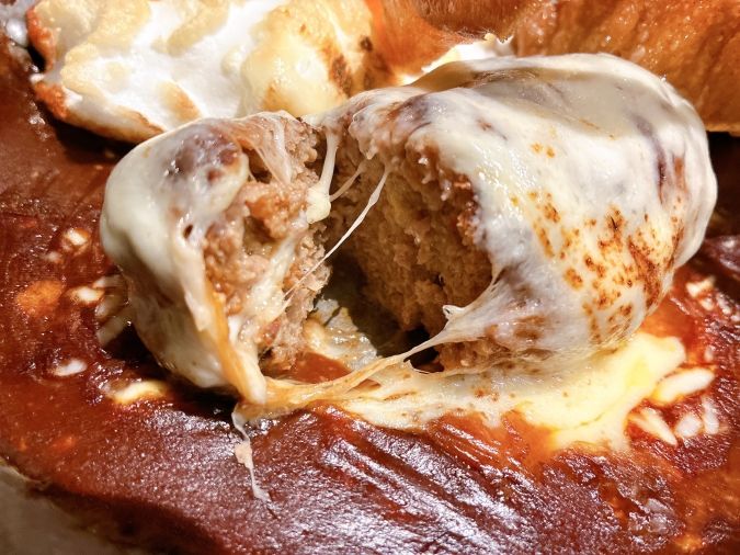 てんしん堂 煮込みチーズハンバーグ