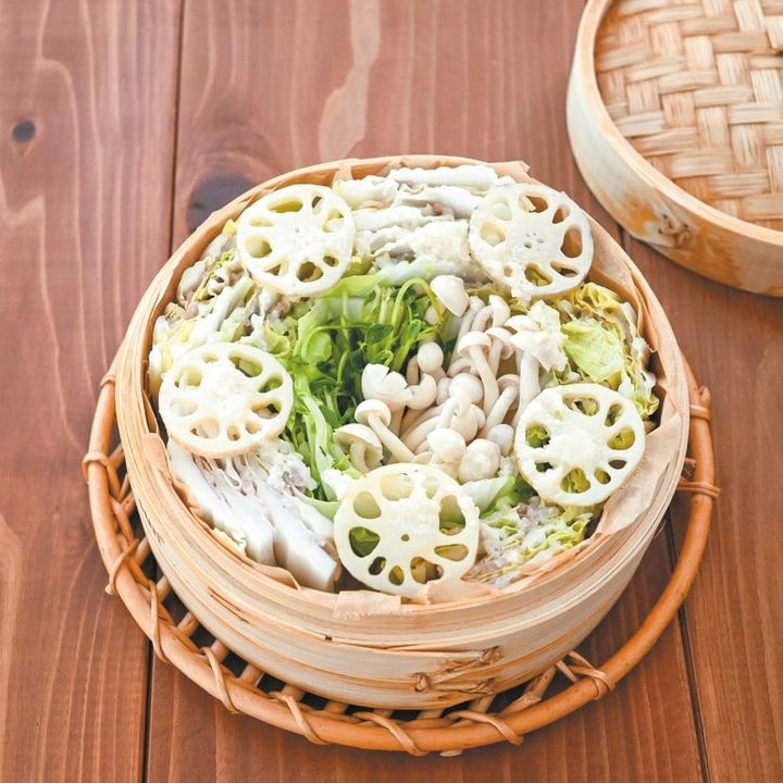 塩麴ミルフィーユ蒸し