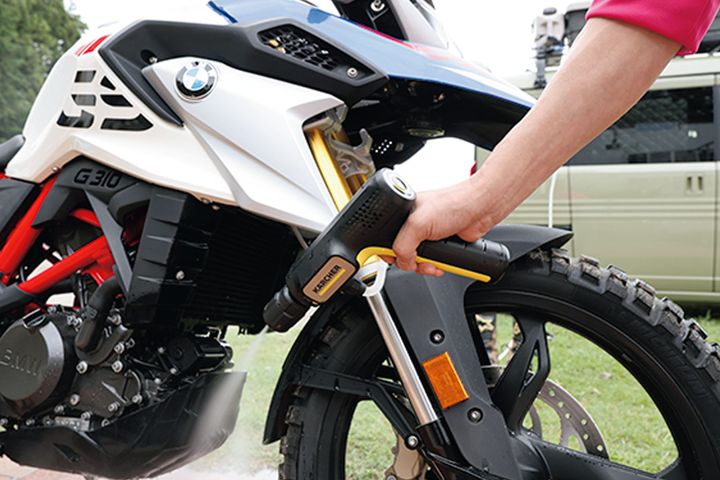 【オフロード洗車術】ケルヒャー「ハンディエア」が最強な理由。20Lの水でコース汚れを完結！