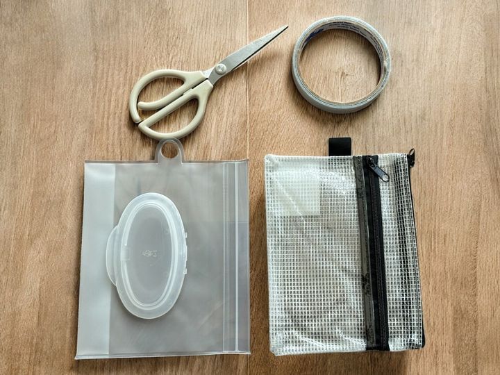 セリア「W ファスナーケース A6」とアレンジ