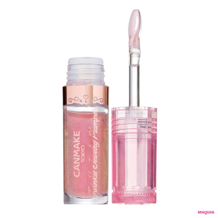 2026年春新作コスメ おすすめのピンクリップ CANMAKE トゥインクルジュエリープランパー 01